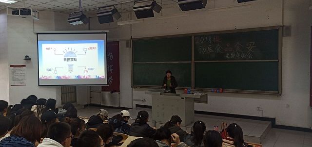 食品与环境学院开展“逐梦青春,绽放光彩”2018级主题年级会