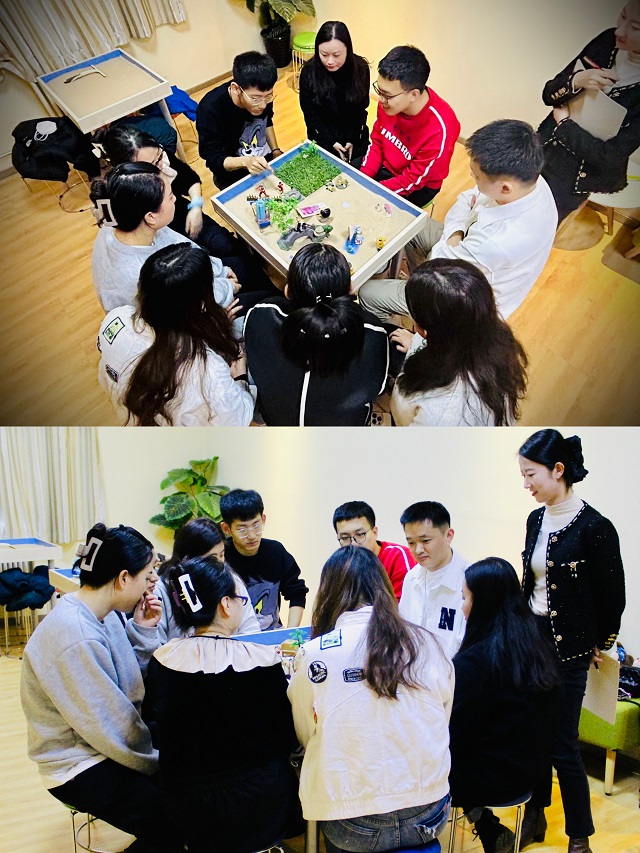 提升团队心理沙盘技能,护航学生心灵健康成长——智能工程学院开展辅导员团体沙盘体验
