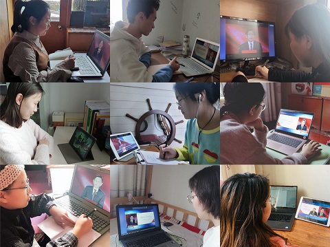 在疫情防控中感受中国力量 ——远景学院组织师生同上思政大课