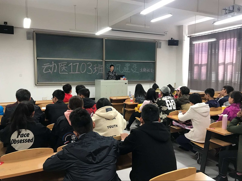以德为行 以学为上——环科系开展2016、2017级学风建设主题班会